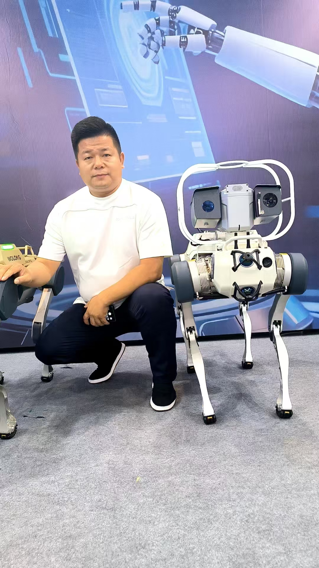 高效动力，智驭未来——尊龙凯时电源为四足机械人提供专业锂电充电解决计划